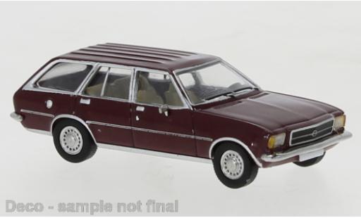 Diecast model cars Opel Rekord D Caravan red 1972 1/87 PCX87