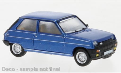 Diecast model cars Renault 5 Alpine metallise blue 1980 1/87 PCX87