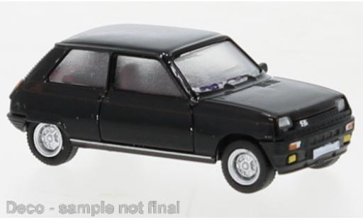 Diecast model cars Renault 5 Alpine black 1980 1/87 PCX87