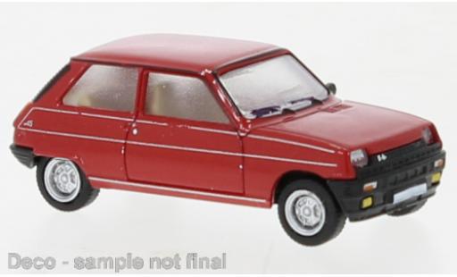 Diecast model cars Renault 5 Alpine red 1980 1/87 PCX87