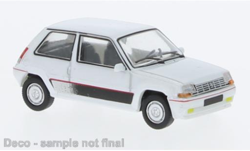 Diecast model cars Renault 5 Turbo GT metallise white 198 1/87 PCX87