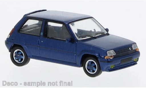 Diecast model cars Renault 5 Turbo GT Raider metallise blue 1987 1/87 PCX87