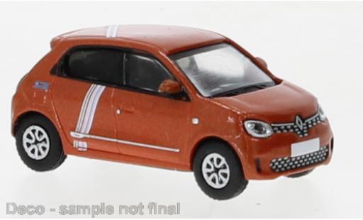 Diecast model cars Renault Twingo Base III metallise orange 2019 1/87 PCX87