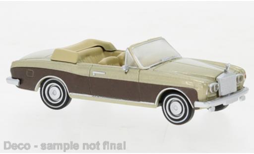 Diecast model cars Rolls Royce Corniche Base metallise beige/metallise brown 1971 1/87 PCX87