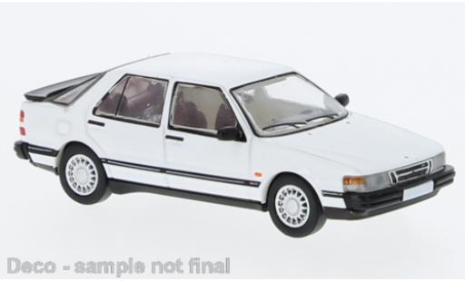 Diecast model cars Saab 9000 CC white 1985 1/87 PCX87