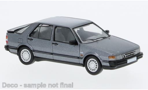 Diecast model cars Saab 9000 CC metallise grey 1985 1/87 PCX87