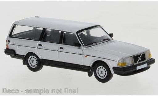 Diecast model cars Volvo 240 GL Estate grey 1989 1/87 PCX87