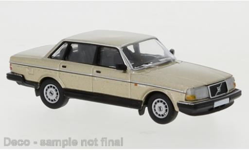 Diecast model cars Volvo 240 Base metallise beige 1989 1/87 PCX87