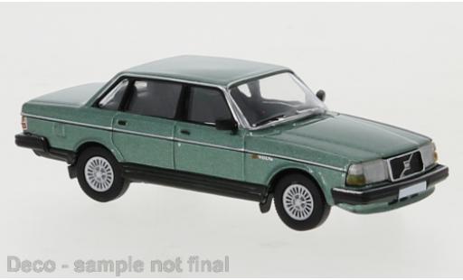 Diecast model cars Volvo 240 Base metallise green 1989 1/87 PCX87