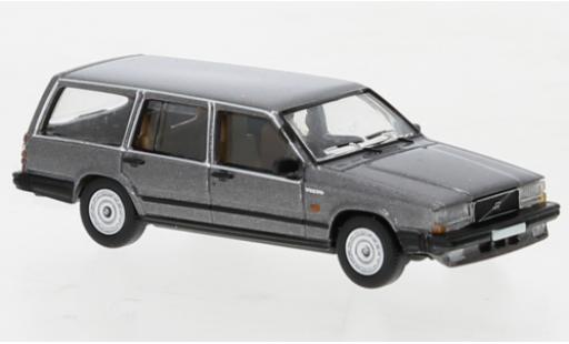 Diecast model cars Volvo 740 Base camionnette metallise grey 1985 1/87 PCX87