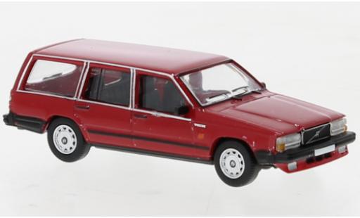 Diecast model cars Volvo 740 Base camionnette red 1985 1/87 PCX87