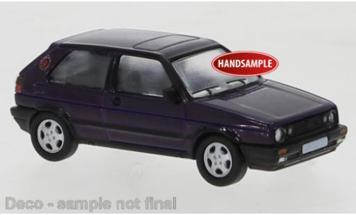 Diecast model cars Volkswagen Golf GTI II metallise purple 1990 1/87 PCX87