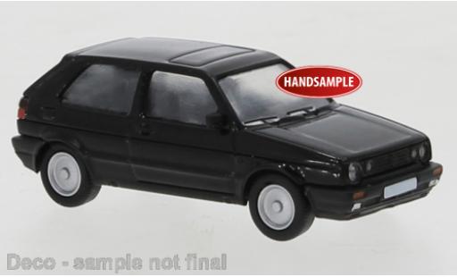 Diecast model cars Volkswagen Golf GTI II metallise black 1990 1/87 PCX87
