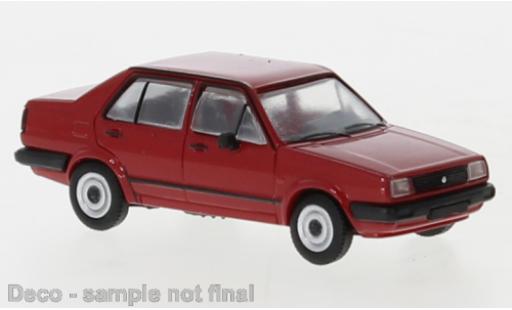 Diecast model cars Volkswagen Jetta I II red 1984 1/87 PCX87