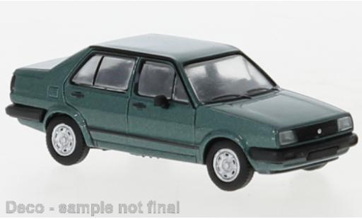 Diecast model cars Volkswagen Jetta I II metallise green 1984 1/87 PCX87