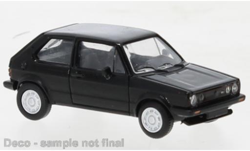 Diecast model cars Volkswagen Golf GTI I Pirelli black 1980 1/87 PCX87