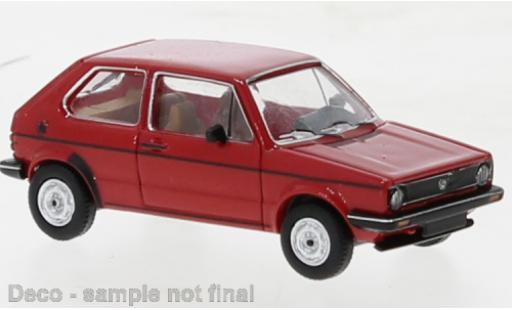 Diecast model cars Volkswagen Golf Base I red 1980 1/87 PCX87