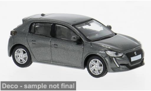 Diecast model cars Peugeot 208 II grey 2019 1/87 PCX87