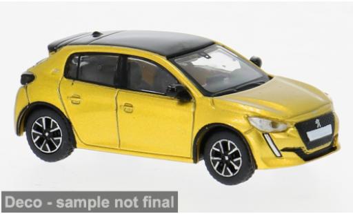 Diecast model cars Peugeot 208 II yellow 2019 1/87 PCX87