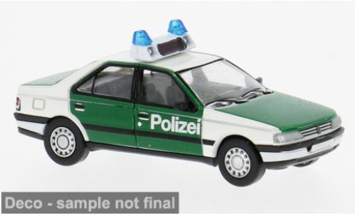 Diecast model cars Peugeot 405 Base 1987 Police Saarland 1/87 PCX87