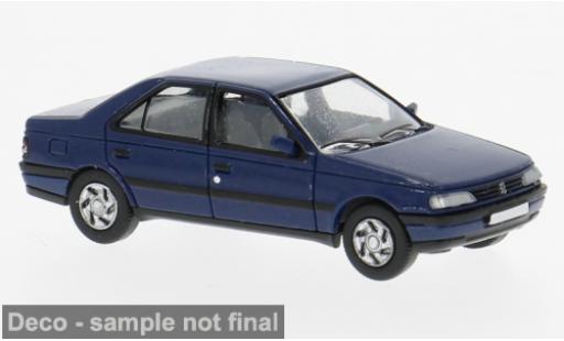 Diecast model cars Peugeot 405 Base blue 1987 1/87 PCX87