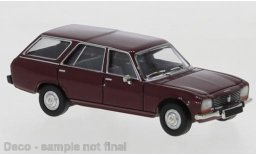 Diecast model cars Peugeot 504 Break Estate red 1978 1/87 PCX87