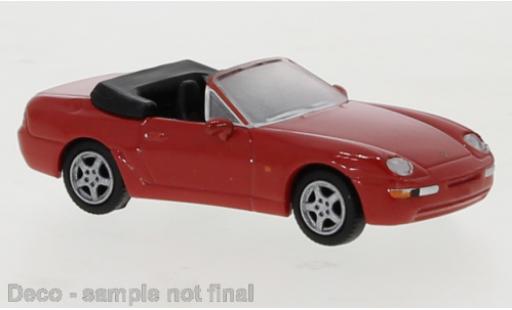 Diecast model cars Porsche 911 Cabriolet Convertible red 1991 1/87 PCX87
