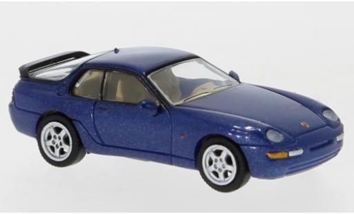 Diecast model cars Porsche 911 Base metallic blue 1991 1/87 PCX87