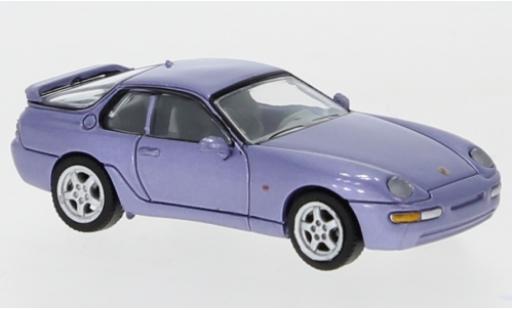 Diecast model cars Porsche 911 Base metallic purple 1991 1/87 PCX87