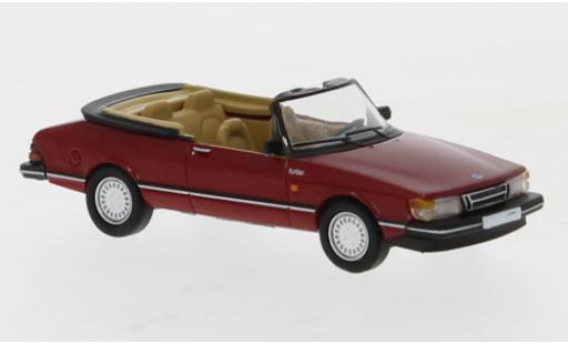Diecast model cars Saab 900 Cabriolet Convertible red 1986 1/87 PCX87