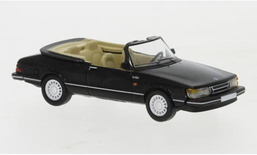Diecast model cars Saab 900 Cabriolet Convertible black 1986 1/87 PCX87