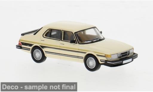 Diecast model cars Saab 900 Limousine beige/Dekor 1981 1/87 PCX87