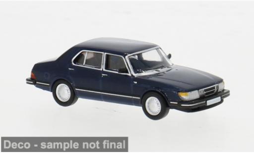 Diecast model cars Saab 900 Limousine blue 1981 1/87 PCX87