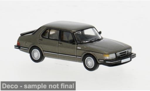Diecast model cars Saab 900 Limousine metallise brown 1981 1/87 PCX87