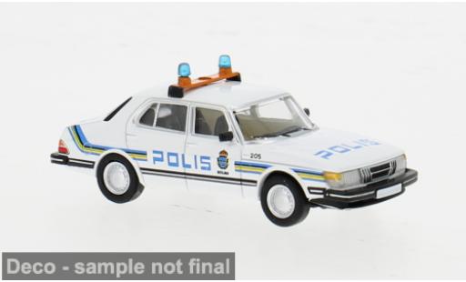 Diecast model cars Saab 900 Limousine Polis (S) 1981 1/87 PCX87