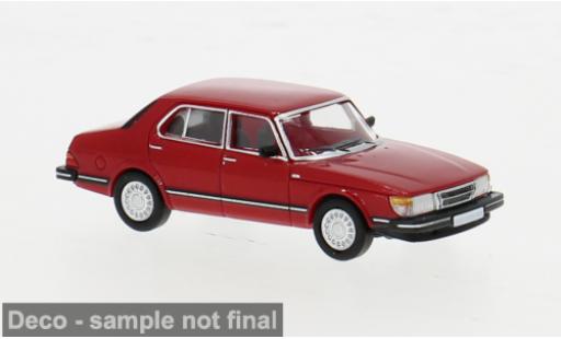 Diecast model cars Saab 900 Limousine red 1981 1/87 PCX87