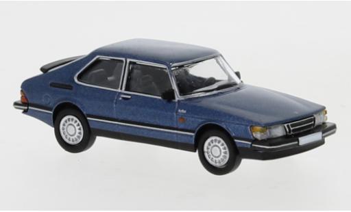 Diecast model cars Saab 900 Turbo metallic blue 1986 1/87 PCX87
