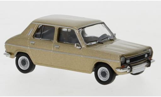 Diecast model cars Simca 1100 Base gold 1975 1/87 PCX87
