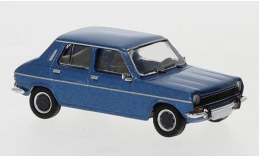 Diecast model cars Simca 1100 Base metallic blue 1975 1/87 PCX87