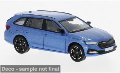 Diecast model cars Skoda Octavia Combi IV blue 2019 1/87 PCX87