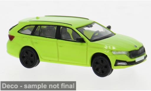 Diecast model cars Skoda Octavia Combi IV green 2019 1/87 PCX87