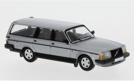 Diecast model cars Volvo 240 GL Estate metallic grey 1989 1/87 PCX87