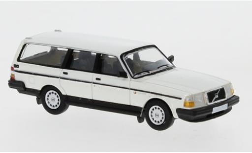 Diecast model cars Volvo 240 GL Estate white 1989 1/87 PCX87