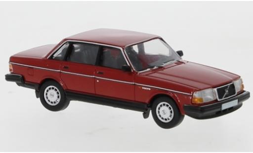 Diecast model cars Volvo 240 Base red 1989 1/87 PCX87