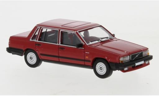 Diecast model cars Volvo 740 Base red 1984 1/87 PCX87