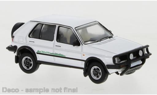 Diecast model cars Volkswagen Golf Country II white 1990 1/87 PCX87
