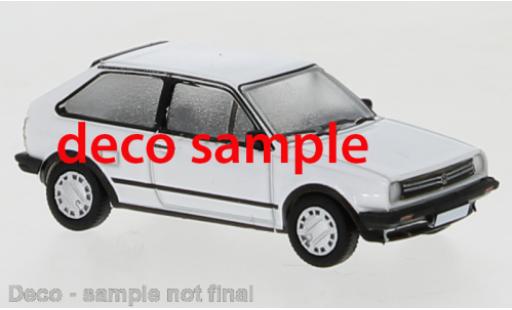 Diecast model cars Volkswagen Polo Coupe II white 1985 Fox 1/87 PCX87