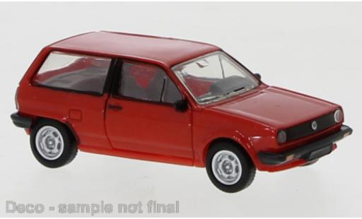 Diecast model cars Volkswagen Polo Base II red 1985 1/87 PCX87