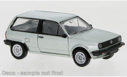 Diecast model cars Volkswagen Polo Base II metallic green 1985 1/87 PCX87