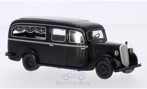 Diecast model cars Citroen U23 corbillard U 23 Fontaine black 1948 Bestattungsfahrzueg 1/43 Perfex
